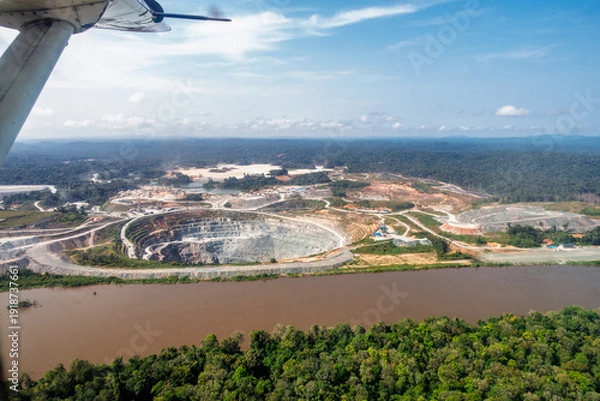 Obraz Open pit gold mine