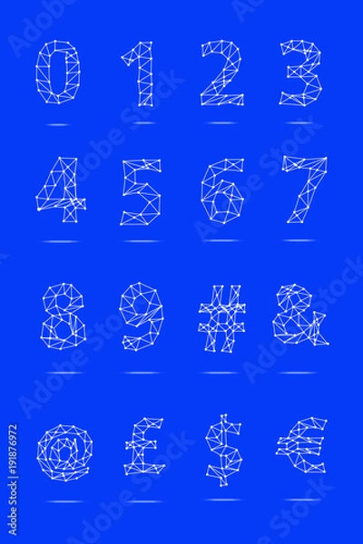 Obraz Zahlen und Zeichen