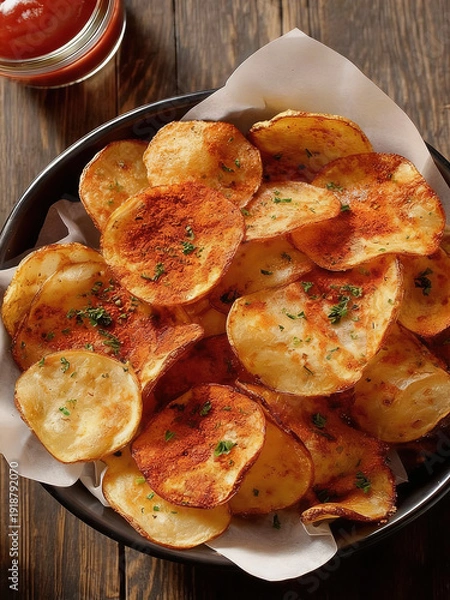 Obraz crispy potato chips