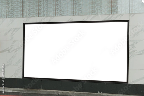 Obraz Shop Boutique Store Front with Big Window and Place for Name