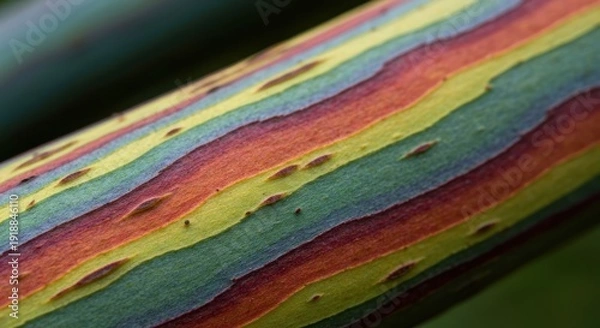 Obraz Rainbow eucalyptus bark texture close-up