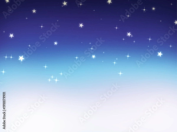 Obraz コピースペースがある美しい夜空の背景素材