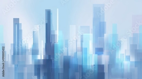 Obraz 青い長方形の背景