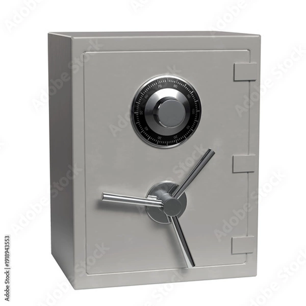 Obraz bank safe with combination lock