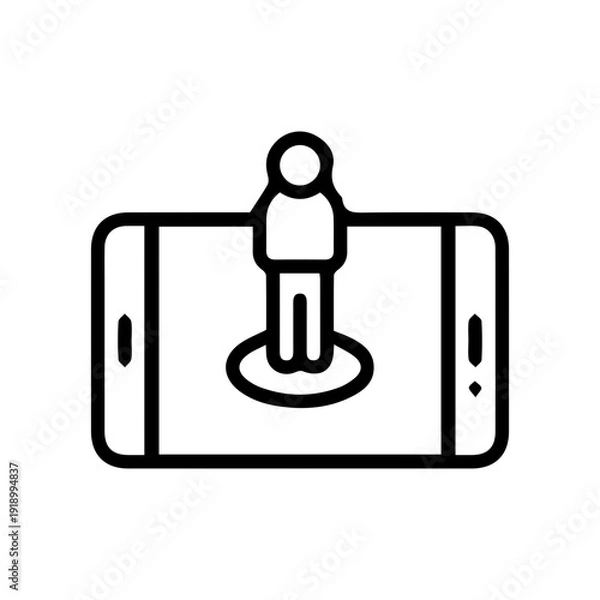 Fototapeta Mobile Augmented Reality