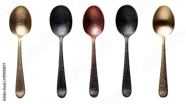Obraz Modern Textured Spoon Display