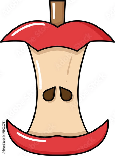 Fototapeta Apple Core