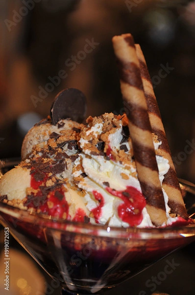 Obraz Eiscreme im Becher