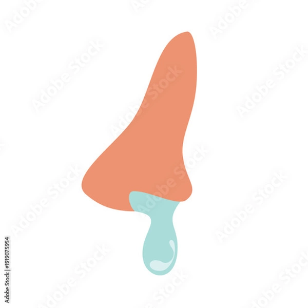 Obraz 鼻から垂れる鼻水