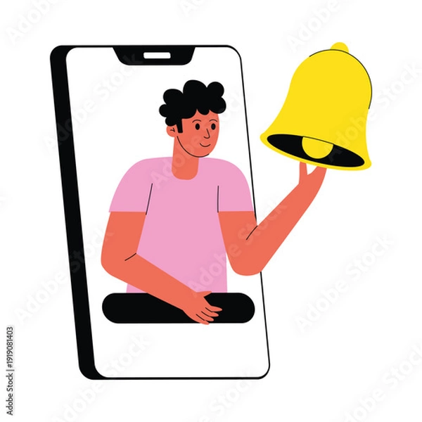 Obraz Data Breach Alert vector illustrations EPS file