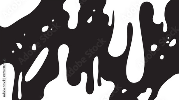 Fototapeta Liquid dripping and melting, abstract mud texture pattern background