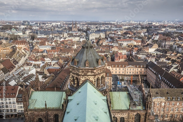Fototapeta Strasbourg Rooftops