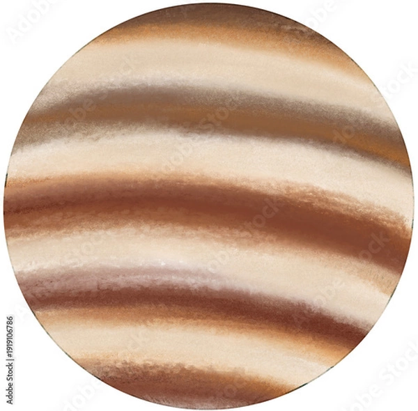 Obraz orange jupiter planet