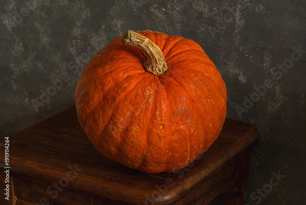 Obraz pumpkin on wooden table