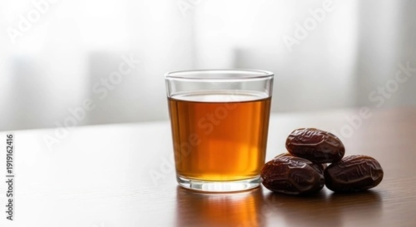 Obraz Ramadan Evening Tea with Fresh Dates