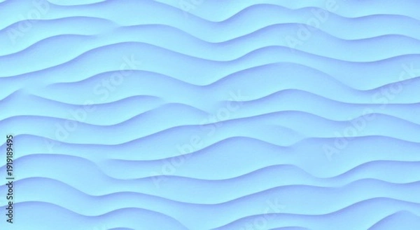 Obraz Abstract blue wave pattern with a soothing and calming effect.