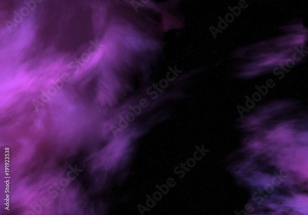 Obraz cosmic infinity with nebulae and stars