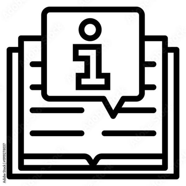 Obraz book guidance icon.