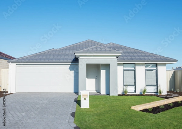 Obraz modern suburban house