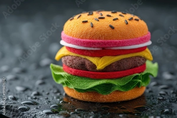 Obraz Burger Sculpture