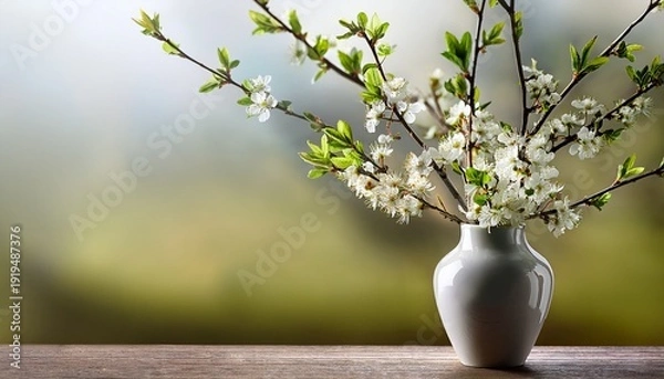 Obraz spring branches in a vase