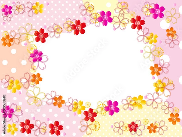 Obraz 桜■桜モチーフのフレーム