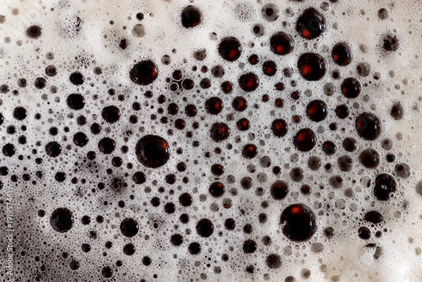 Obraz Creamy beer foam and bubbles texture
