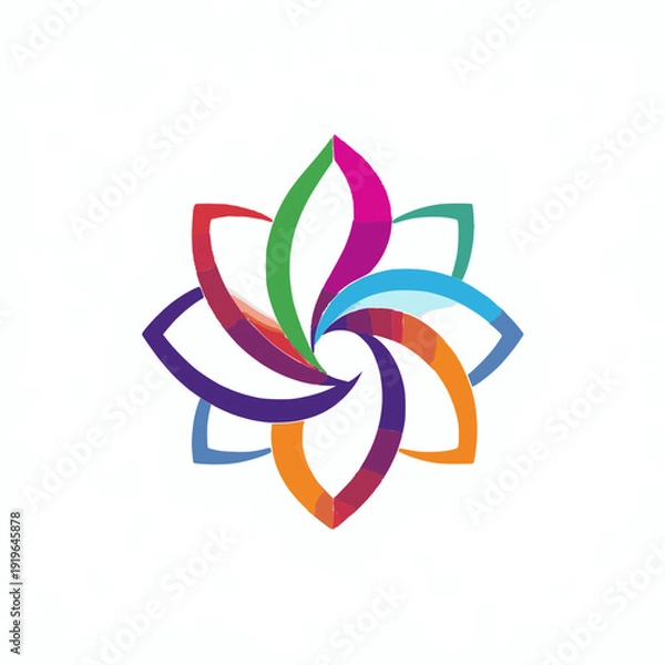 Obraz abstract flower design