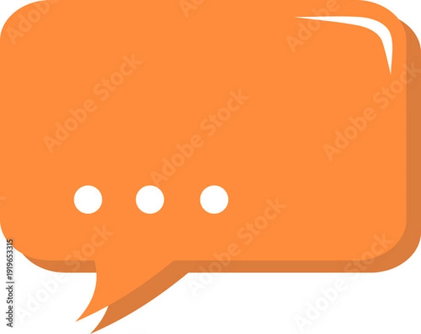 Obraz brown bubble chat, , discussion, talk