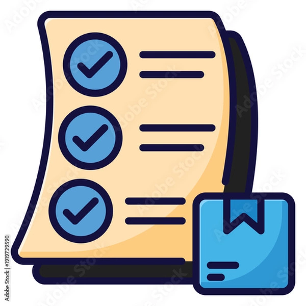 Obraz Inventory List Icon