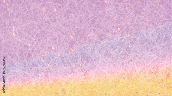 Obraz 春　和紙　模様　背景　