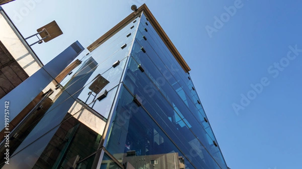 Obraz スケルトンのエレベーター