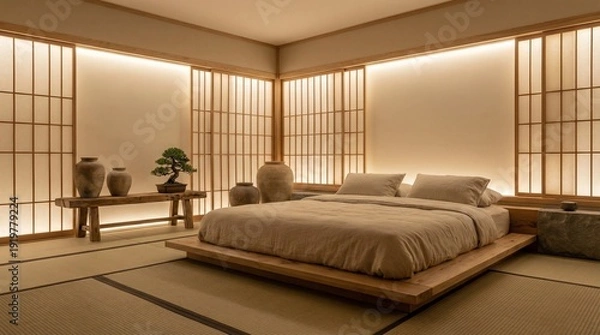 Obraz modern bedroom interior