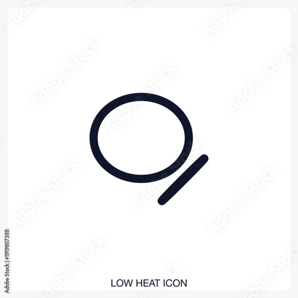 Obraz Low Heat Icon