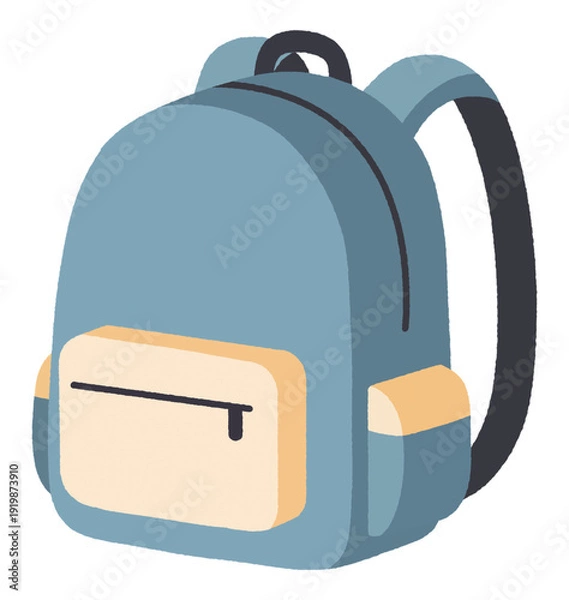 Obraz school bag isolated on white