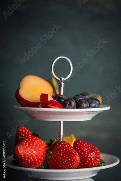 Fototapeta Früchte Etagere