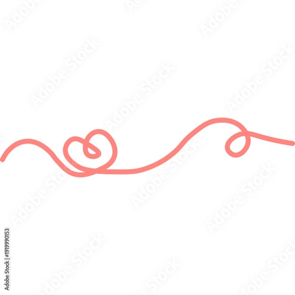 Obraz Cute Love Scribble Illustration