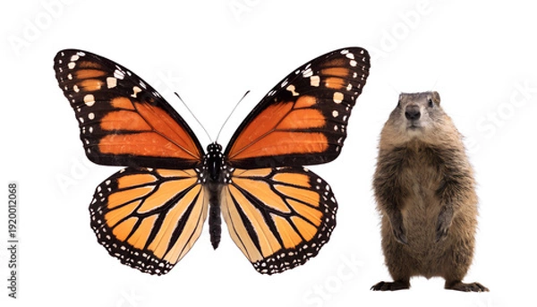 Obraz butterfly isolated on white