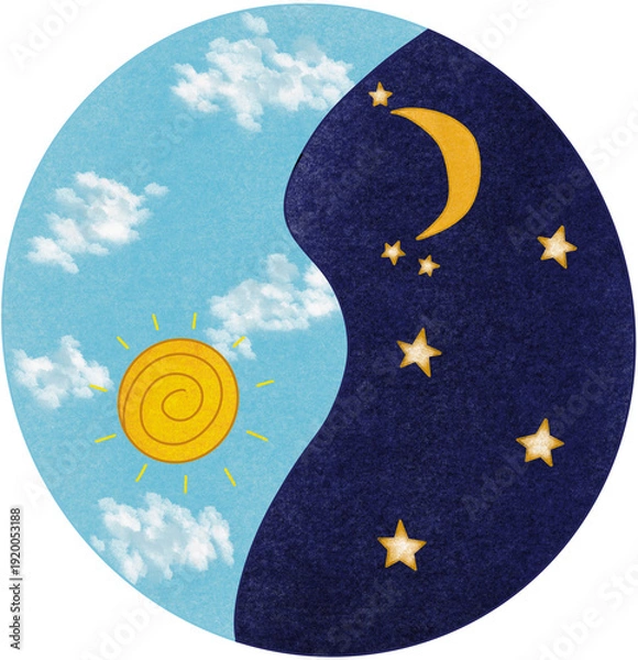 Obraz day night icon