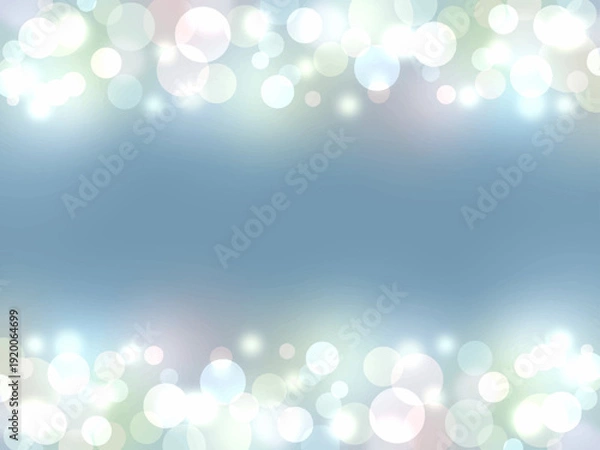 Obraz 美しく輝く光のフレームの抽象的な青色の背景