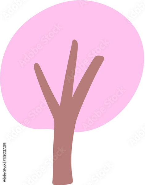 Fototapeta Spring illust calligraphy