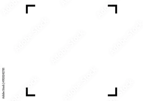 Obraz Minimalist Crop Marks Frame Border Design