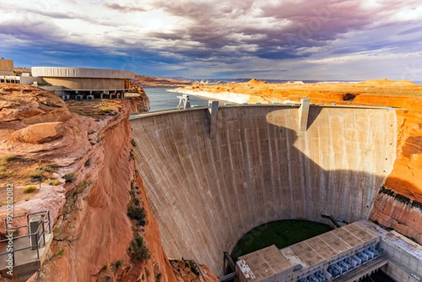 Obraz The monumental structure on the River