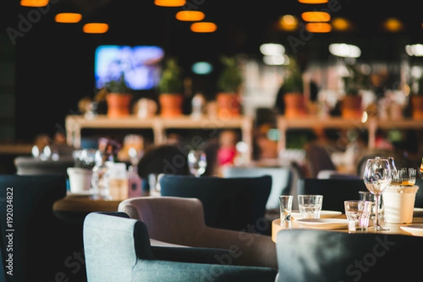 Fototapeta Elegant table setting for afternoon coffee or tea