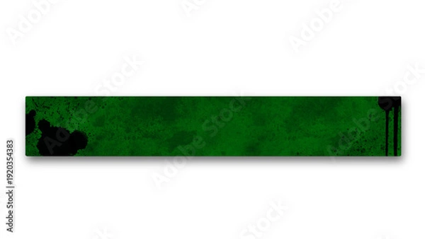 Fototapeta ホラーテロップベース(緑)	