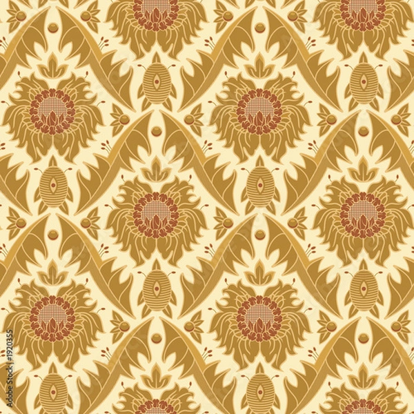 Obraz seamless vintage wallpaper pattern