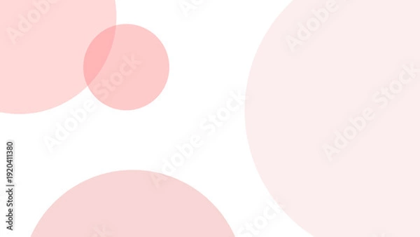 Obraz 배경_동그라미핑크