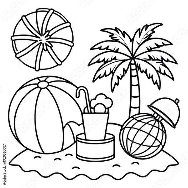 Obraz Quick & Easy Summer Coloring Fun