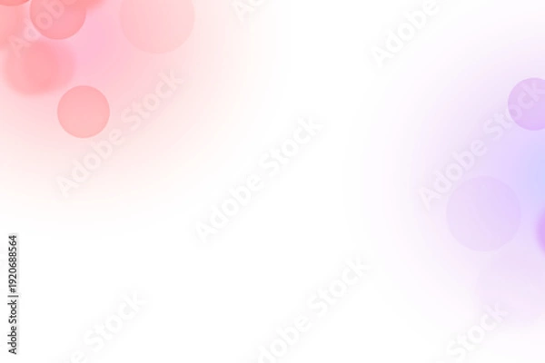 Obraz Pink, Purple Soft Bokeh Gradient Background Abstract Glow Design