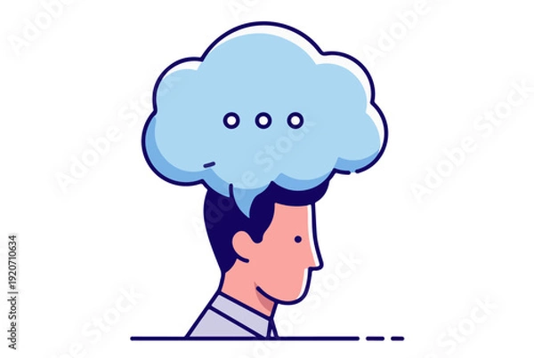 Obraz Comic Style Dialog Box